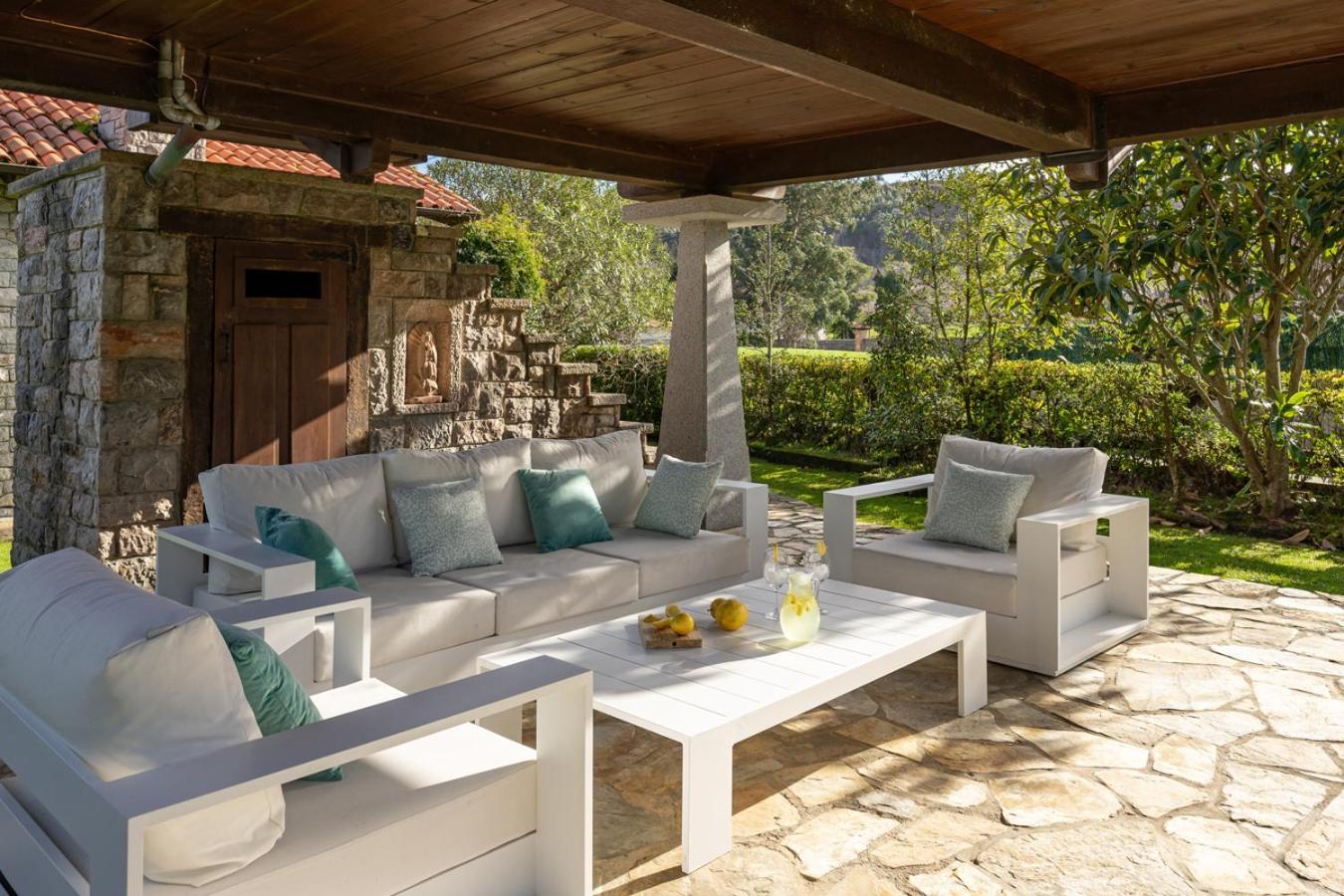 Casa En La Costa Con Wifi Jardin Y Barbacoa Guest House Llanes Exterior foto
